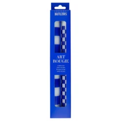 ART BOUGIE Stabkerze Checker 2er Set