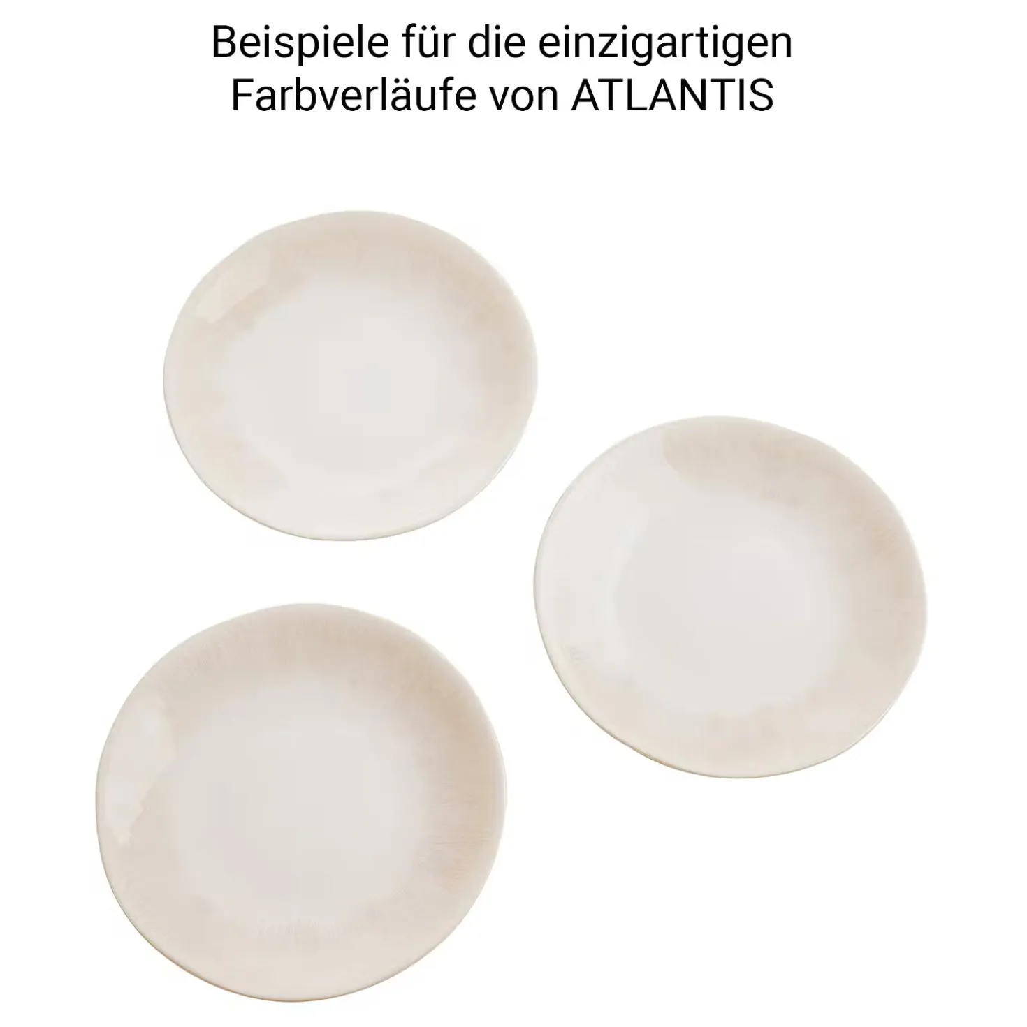 ATLANTIS Frühstücksteller 4er-Set