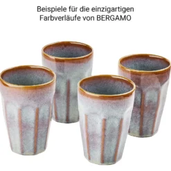 BERGAMO Latte Macchiato Tasse