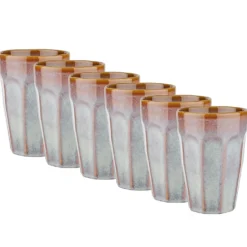 BERGAMO Latte Macchiato Tasse 6er-Set