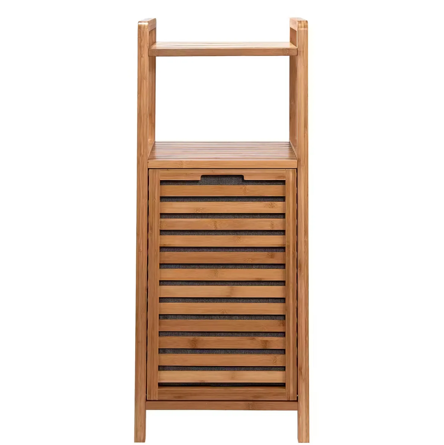 BIG BAMBOO Regal mit Wäschekorb