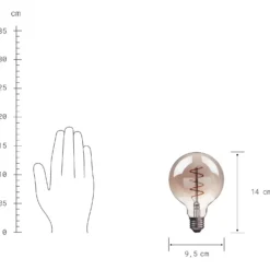 BRIGHT LIGHT LED-Glühlampe Smoky