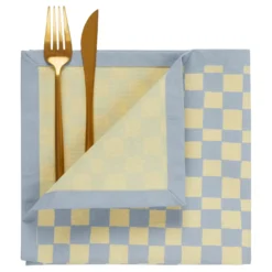 CHECKER STYLE Serviette 6er-Set