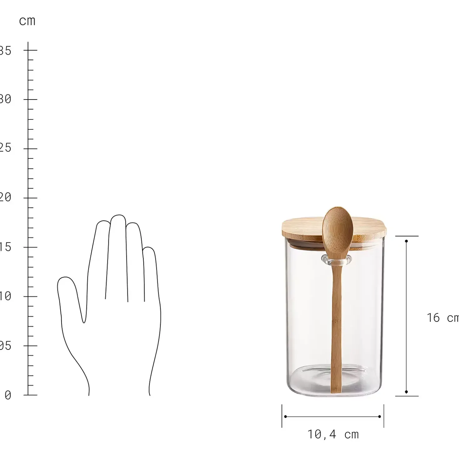 COMPOSITION Vorratsglas