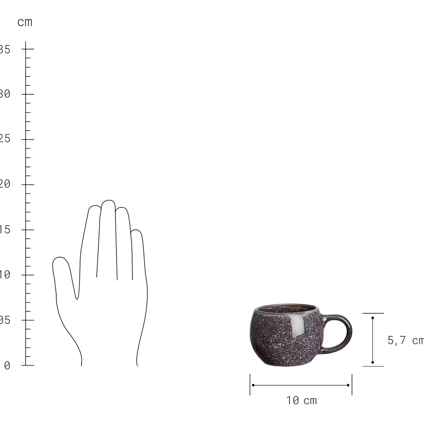 COTTAGE Espressotasse 6er-Set