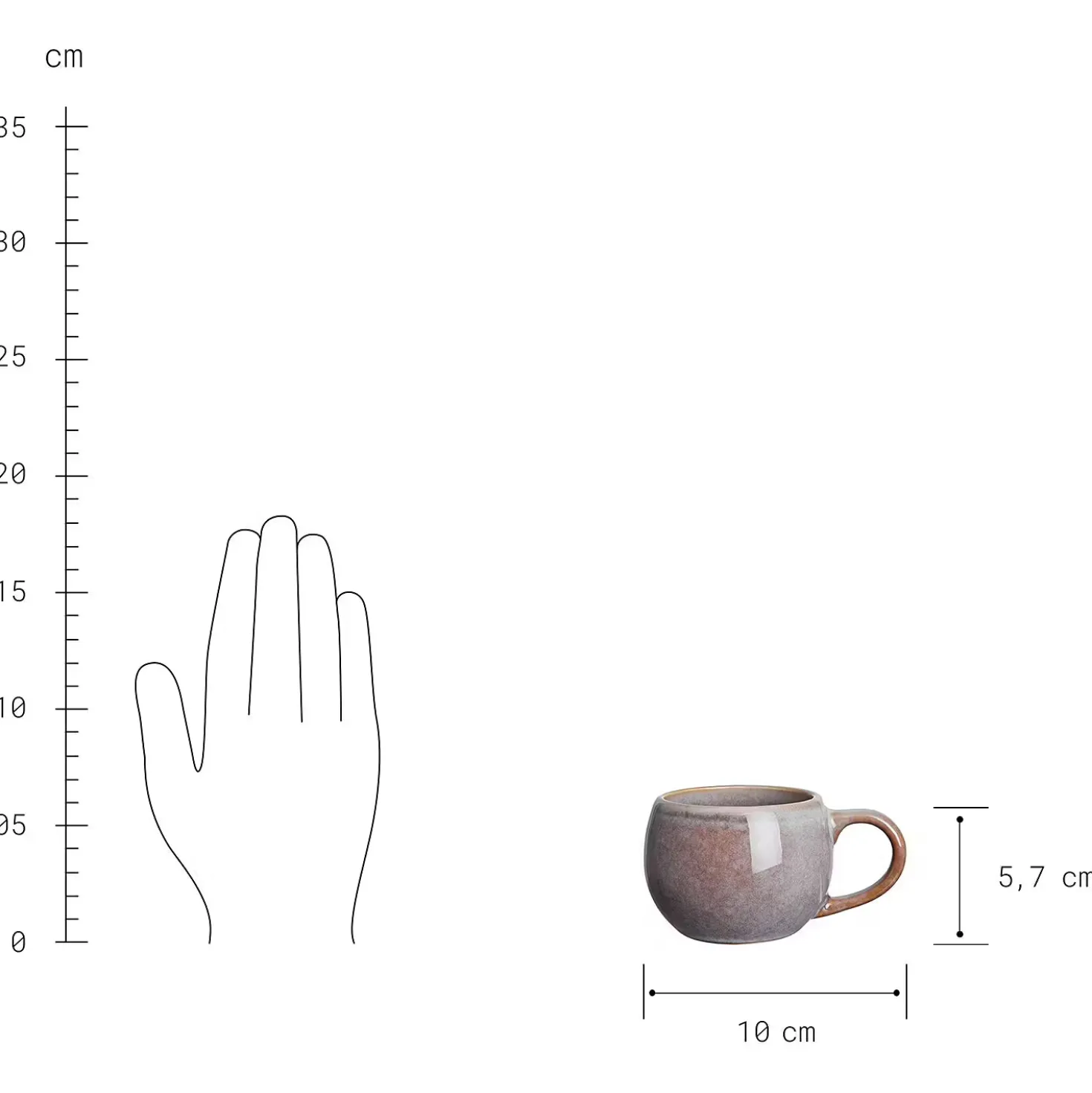 COTTAGE Espressotasse 6er-Set
