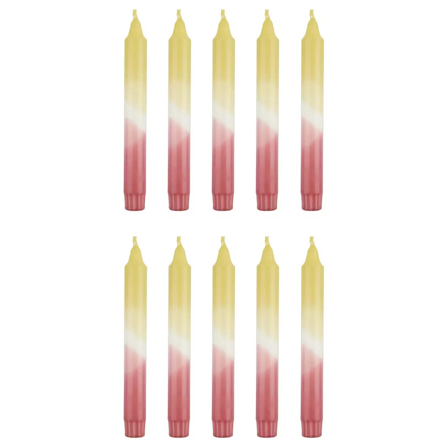 DIP-DYE Stabkerze 10er-Set