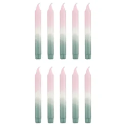 DIP-DYE Stabkerze 10er-Set
