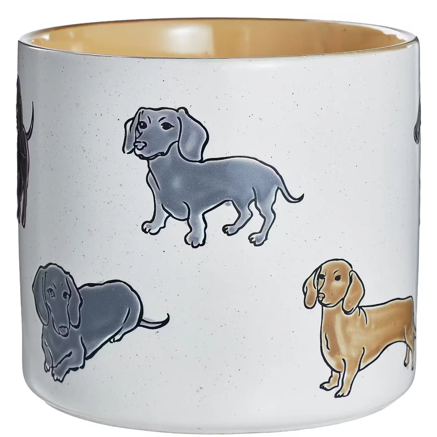 DOG LOVER Blumenübertopf Dackel