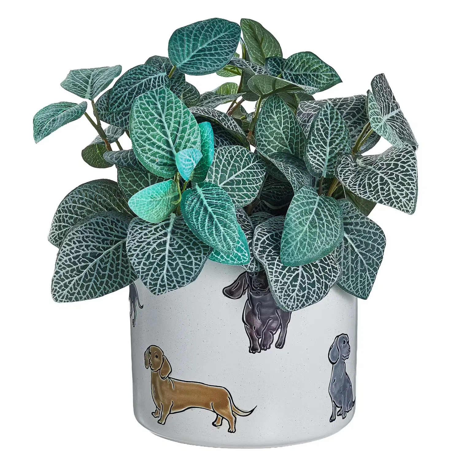 DOG LOVER Blumenübertopf Dackel