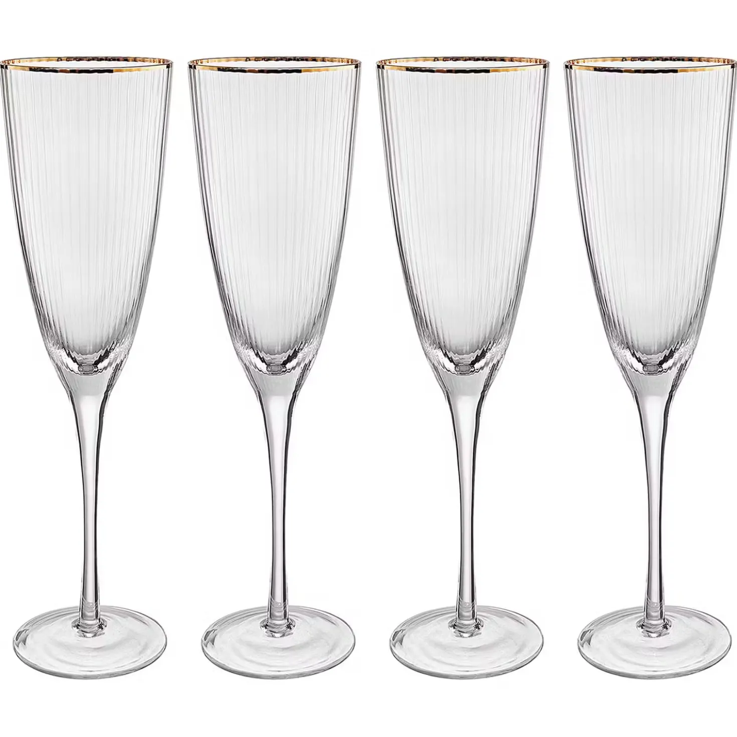 GOLDEN TWENTIES Champagnerflöte 4er-Set