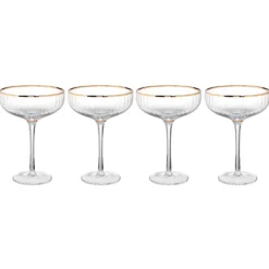 GOLDEN TWENTIES Champagnerschale 4er-Set