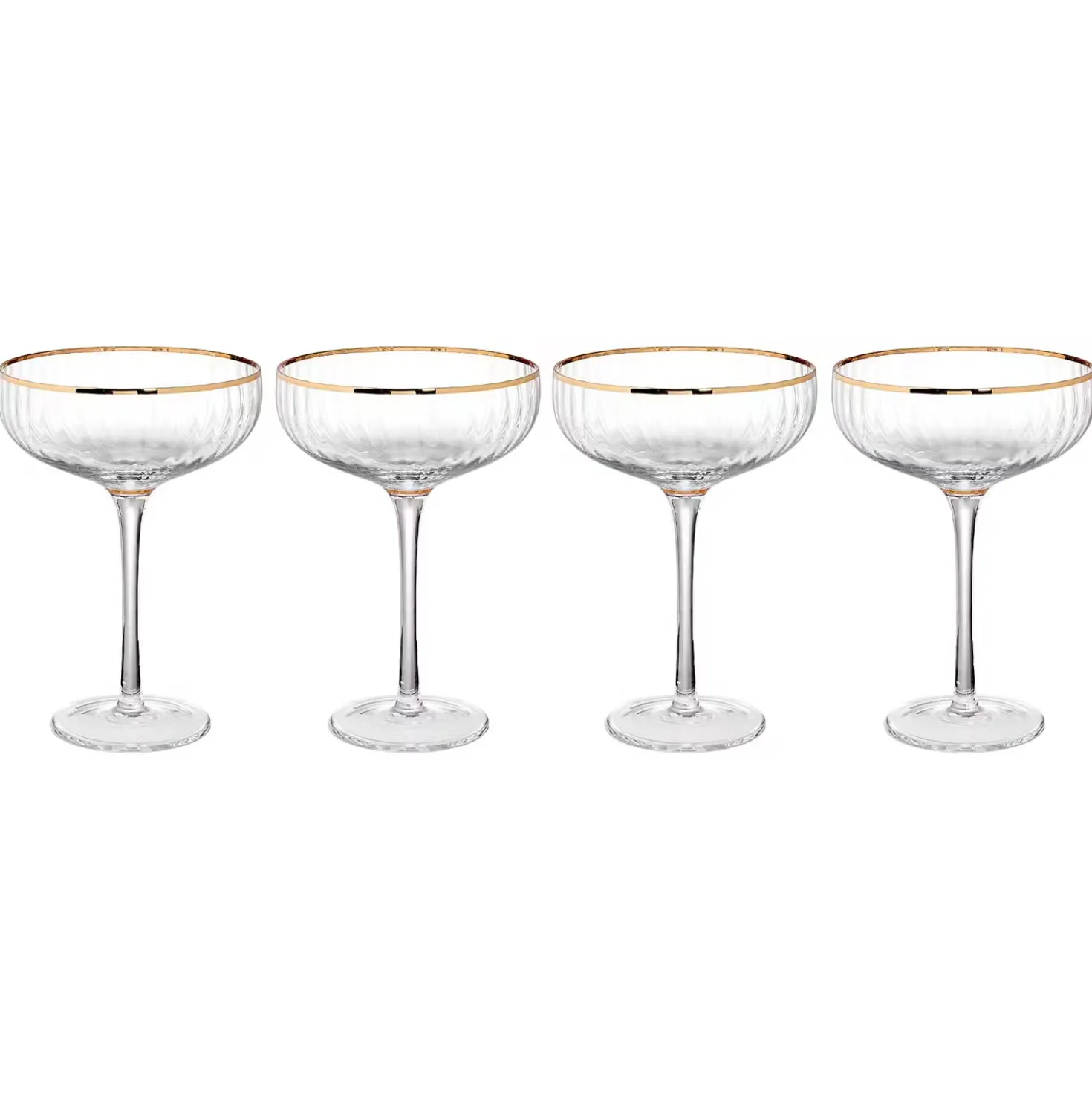 GOLDEN TWENTIES Champagnerschale 4er-Set