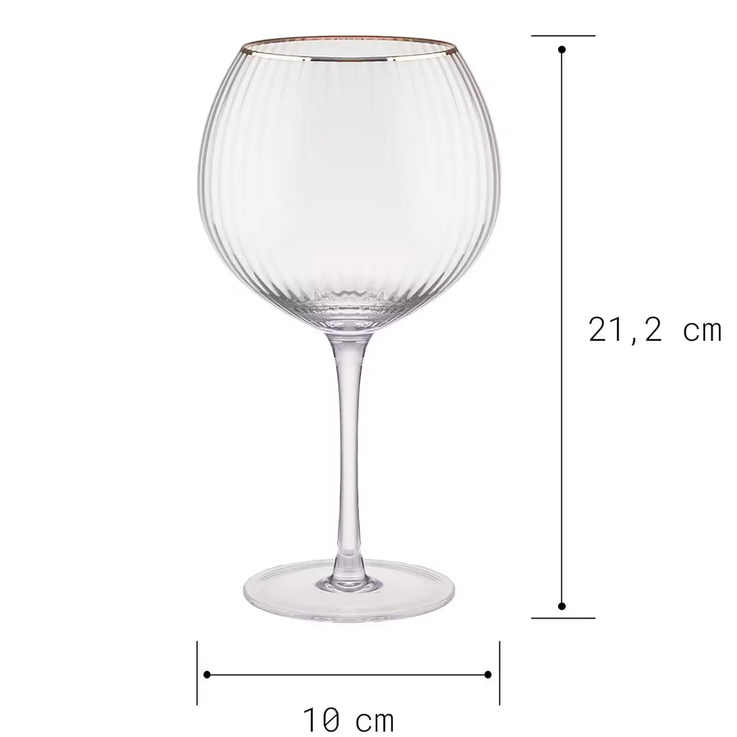 GOLDEN TWENTIES Ginglas 4er-Set