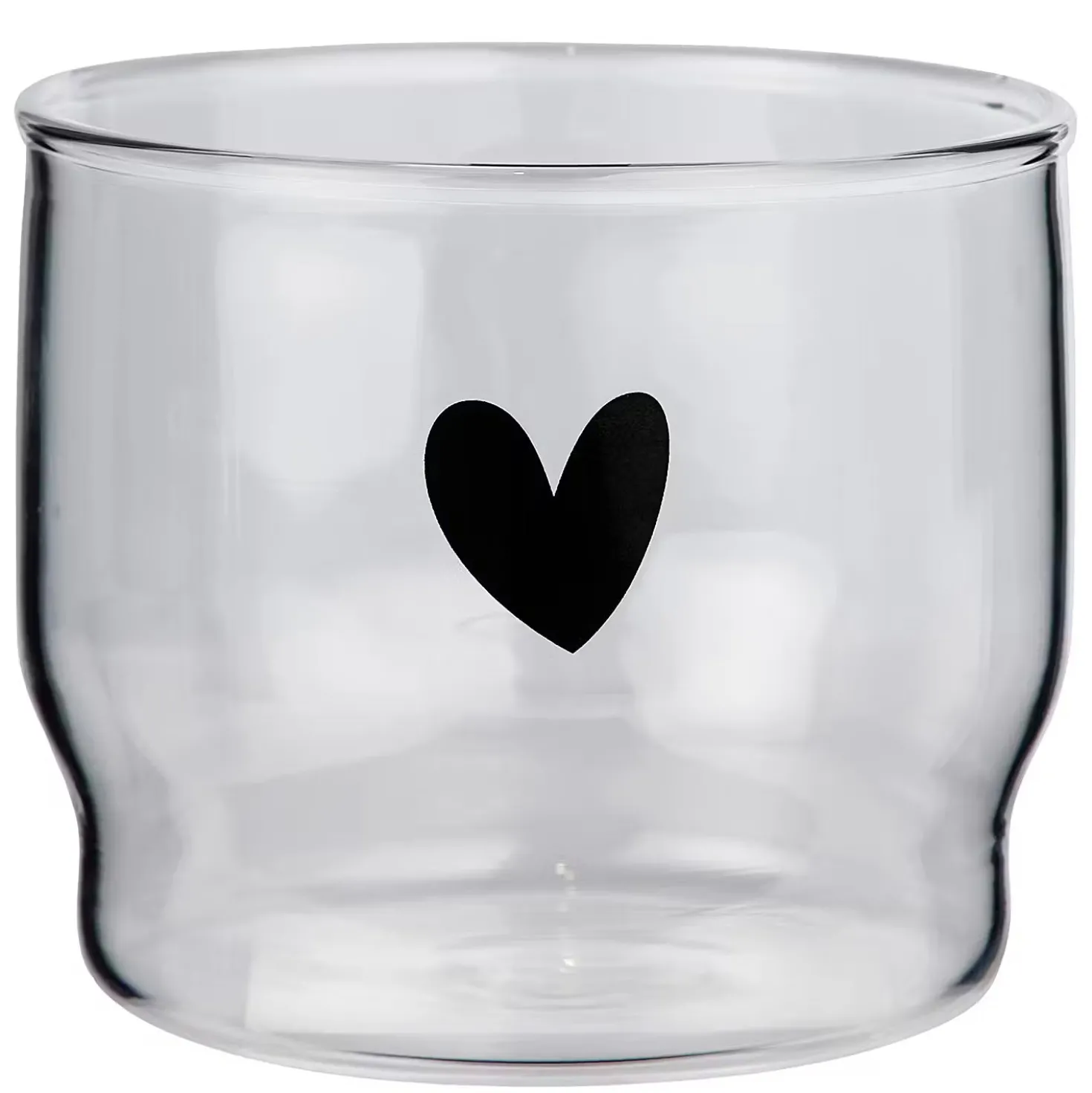 LOVELY Trinkglas Herz 6er-Set