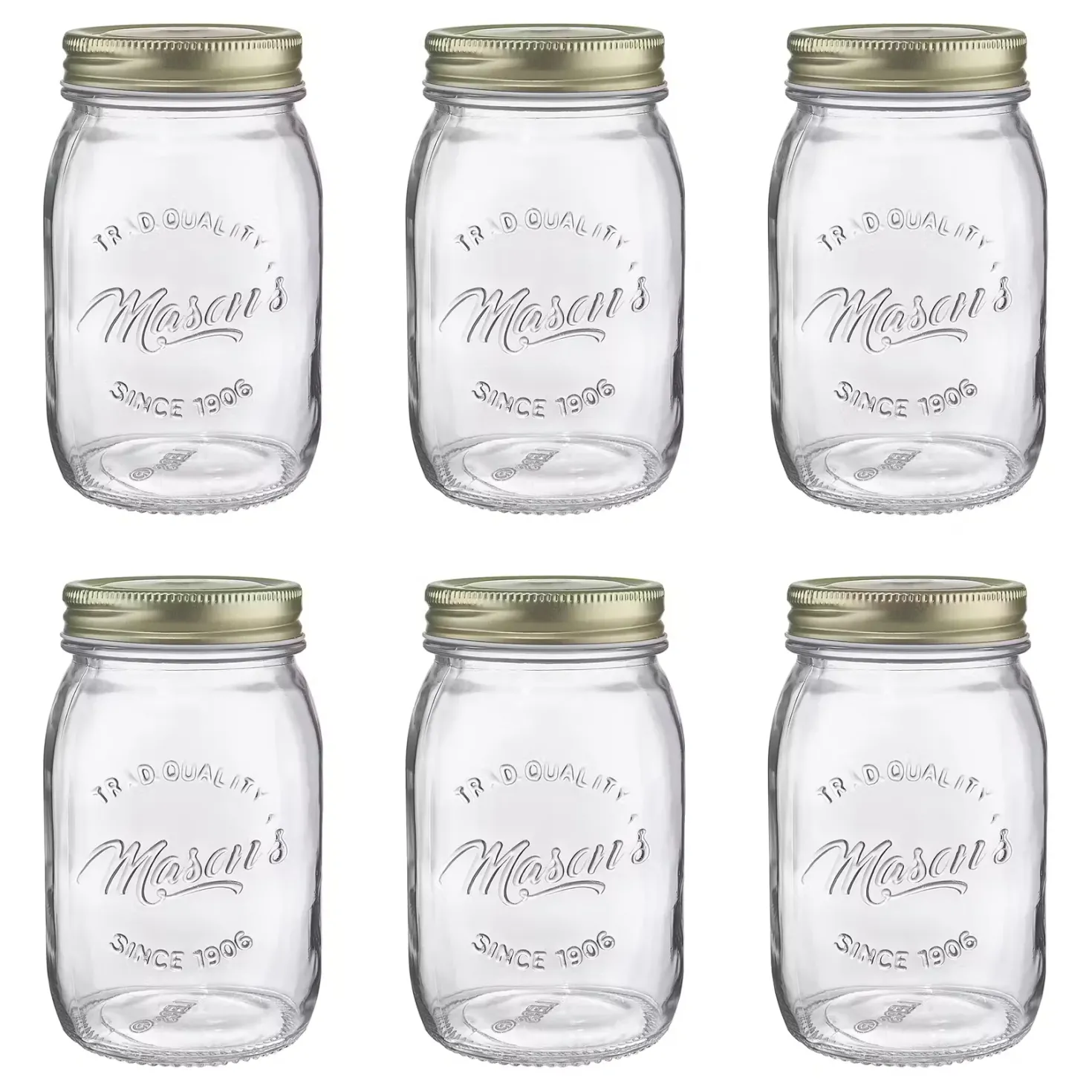 MASON'S Aufbewahrungsglas 6er-Set