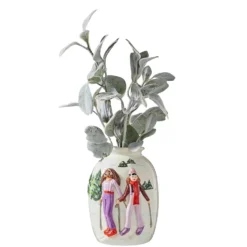 MOUNTAIN LODGE Vase Ski