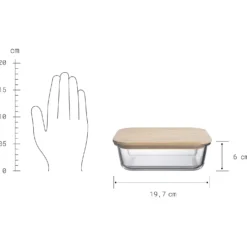 NATURALS Lunchbox 4er-Set