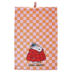 PEANUTS Geschirrtuch Checker Style