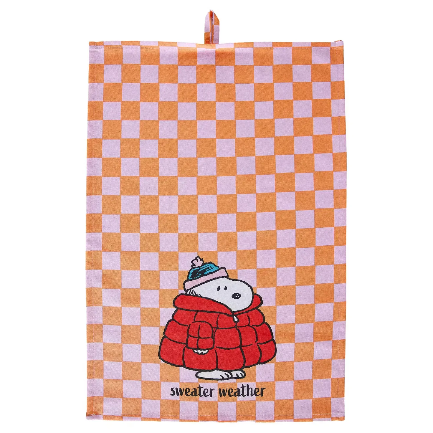 PEANUTS Geschirrtuch Checker Style