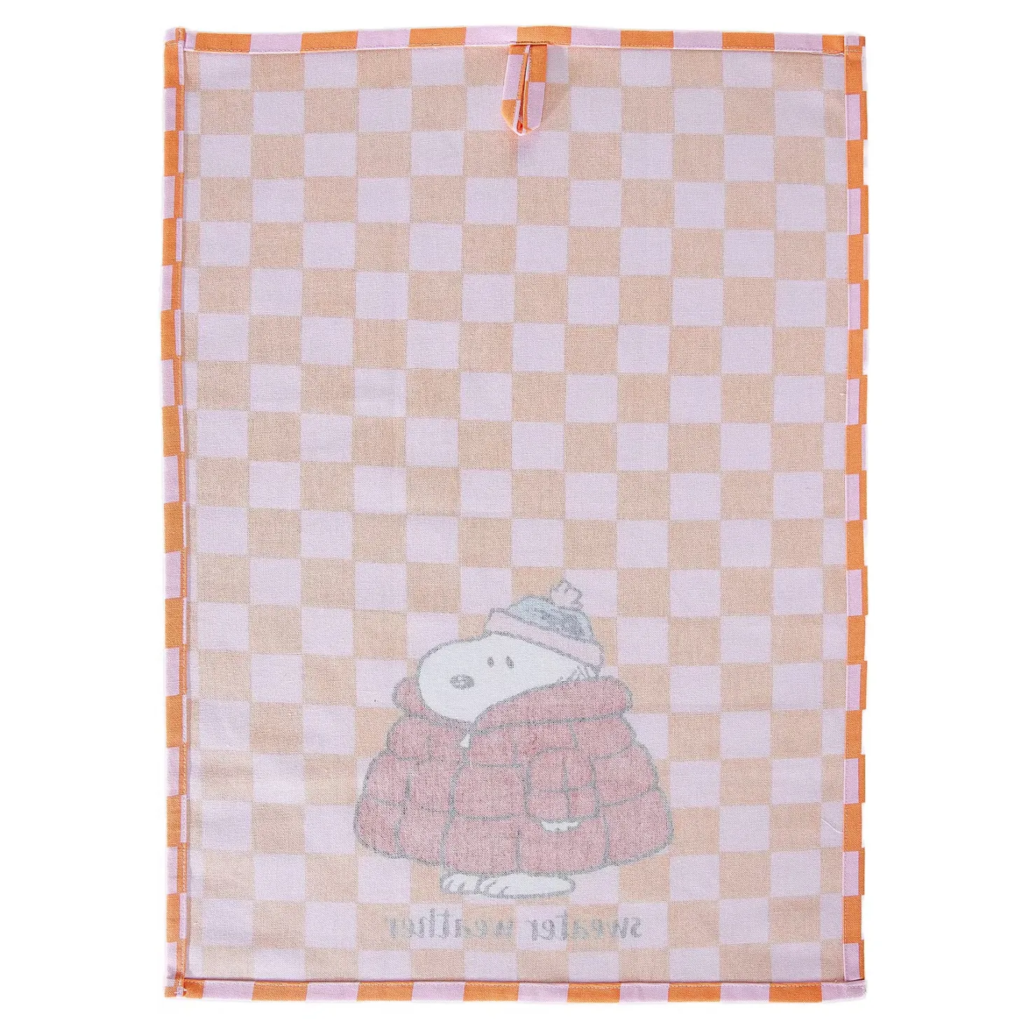 PEANUTS Geschirrtuch Checker Style