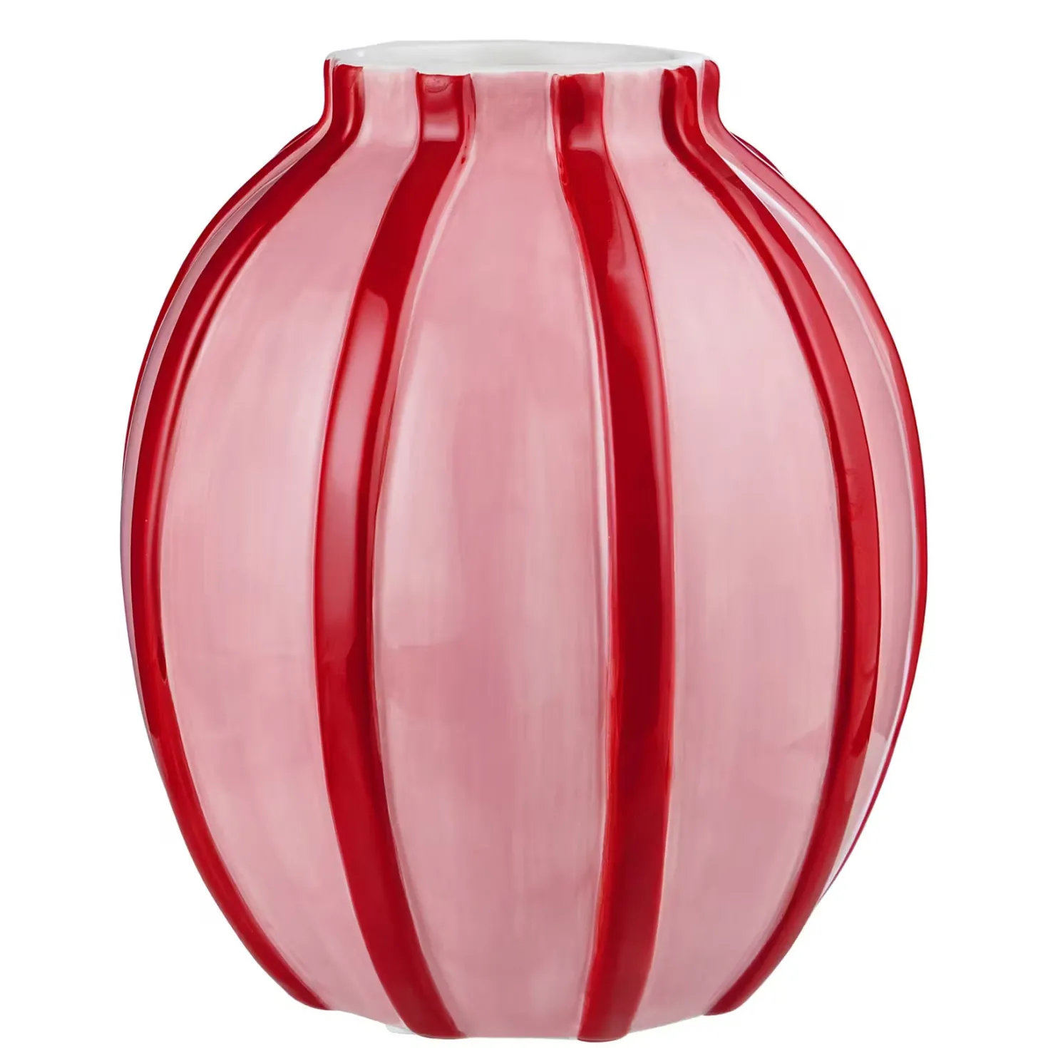 PRESENT Vase mit Schleifendekoration
