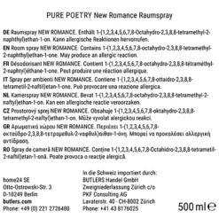 PURE POETRY Raumspray New Romance