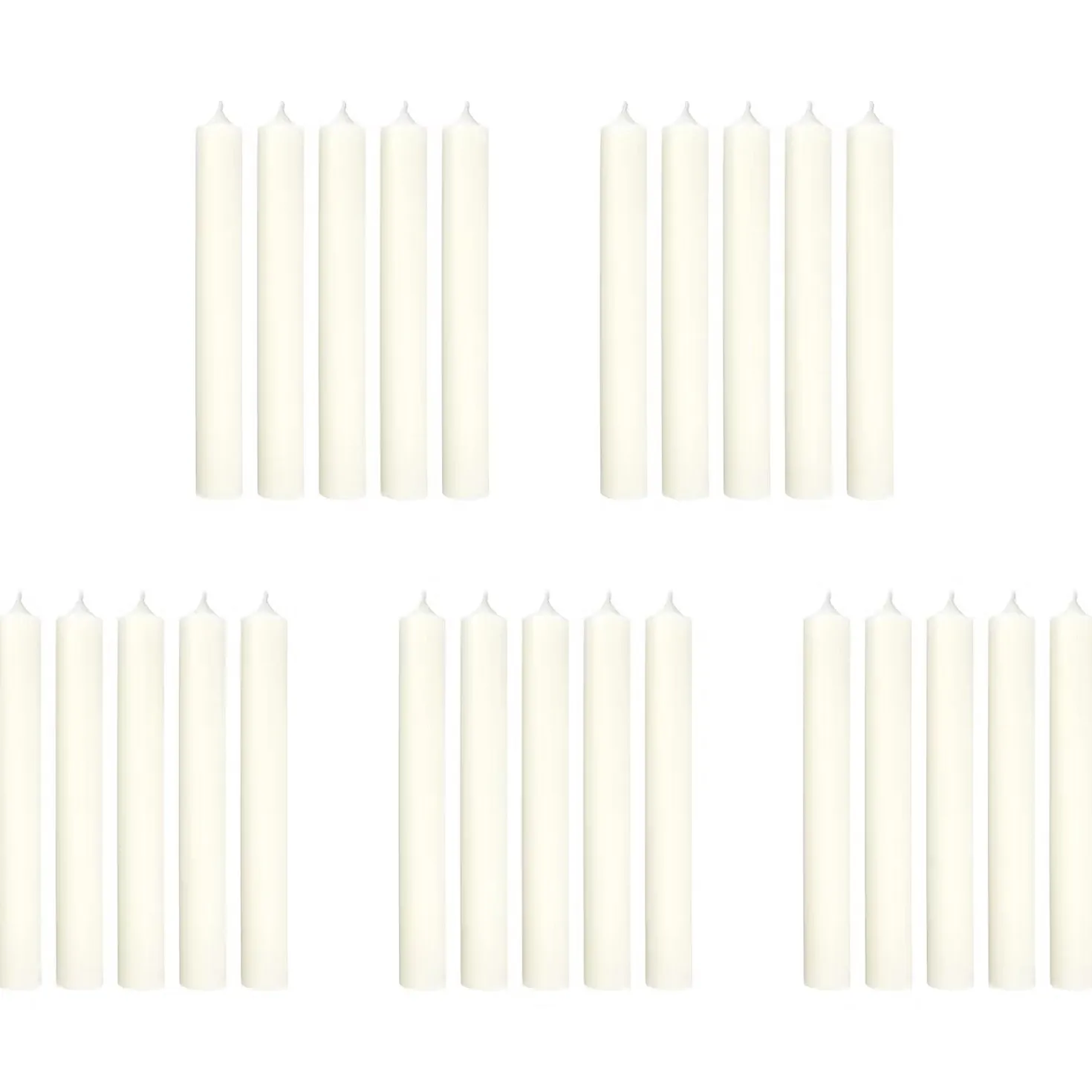 RAINBOW Stabkerze 25er-Set