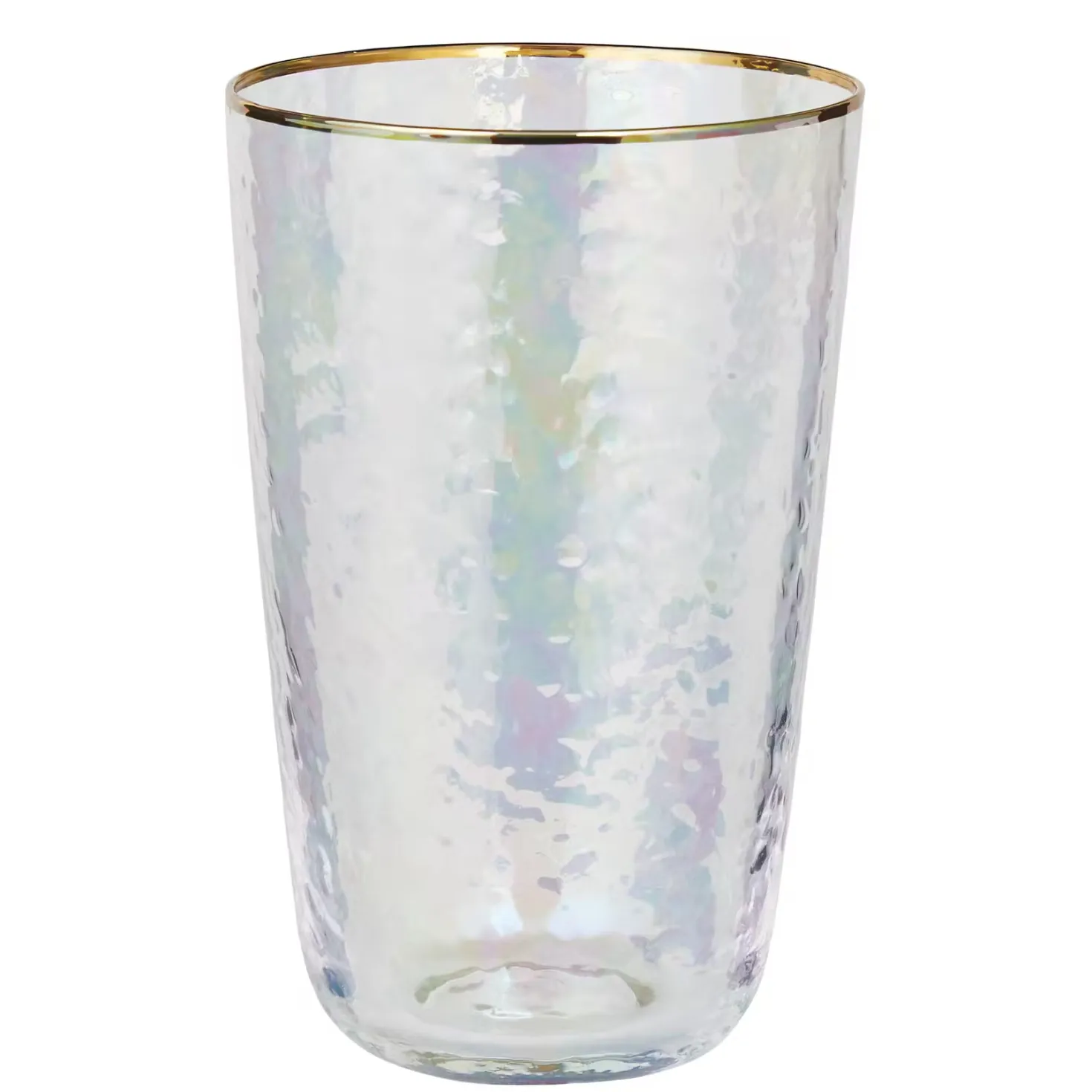 SMERALDA Longdrinkglas mit Goldrand 6er-Set
