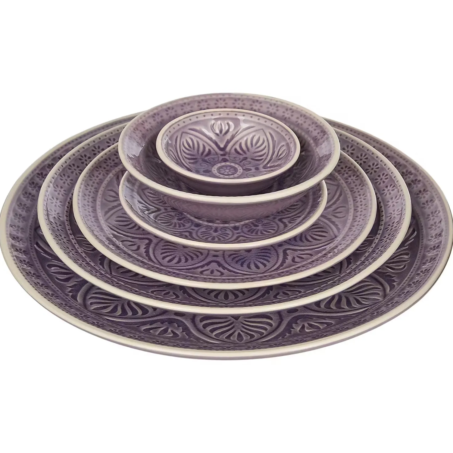 SUMATRA Teller 6er-Set