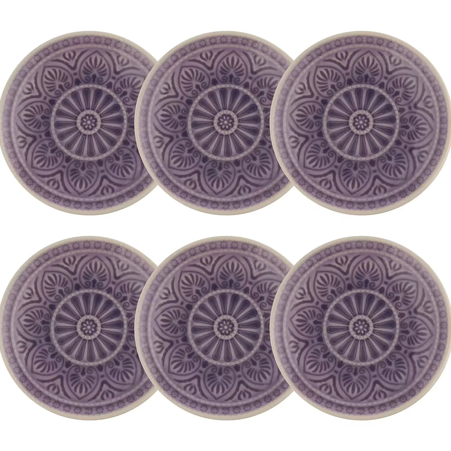 SUMATRA Teller 6er-Set