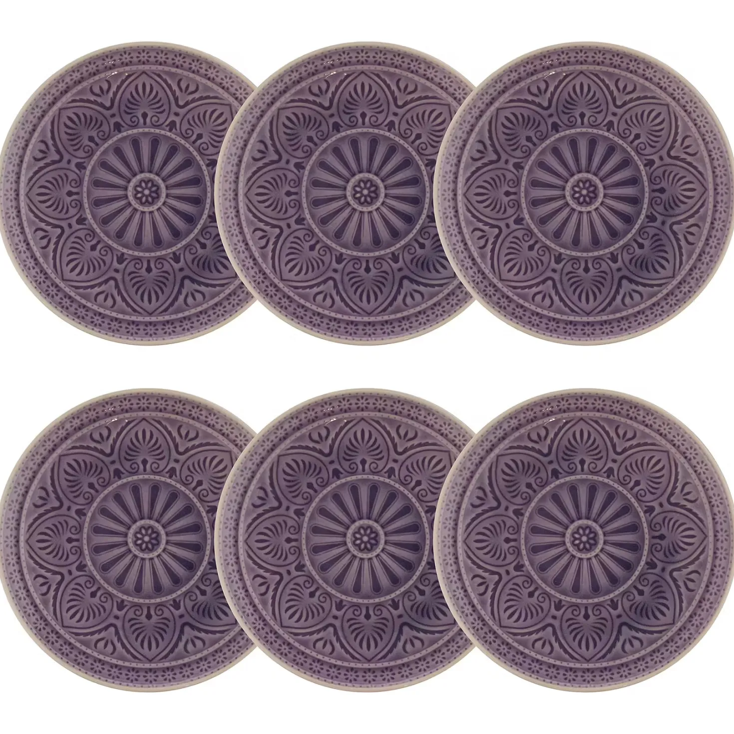 SUMATRA Teller 6er-Set