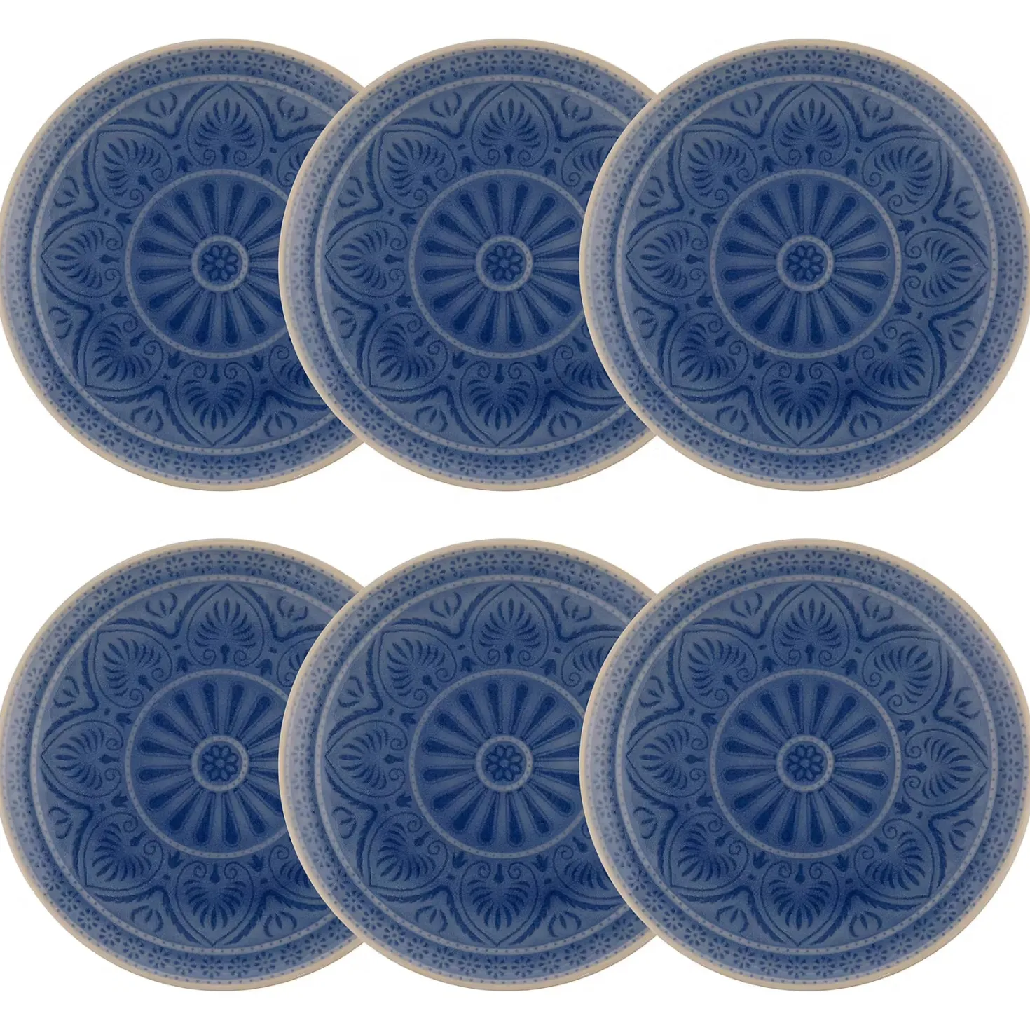 SUMATRA Teller 6er-Set