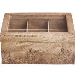TEA TIME Teebox mit Lasergravur