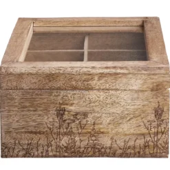 TEA TIME Teebox mit Lasergravur