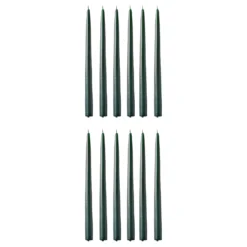 TWIN FLAME konische Zwillingskerze 12er-Set