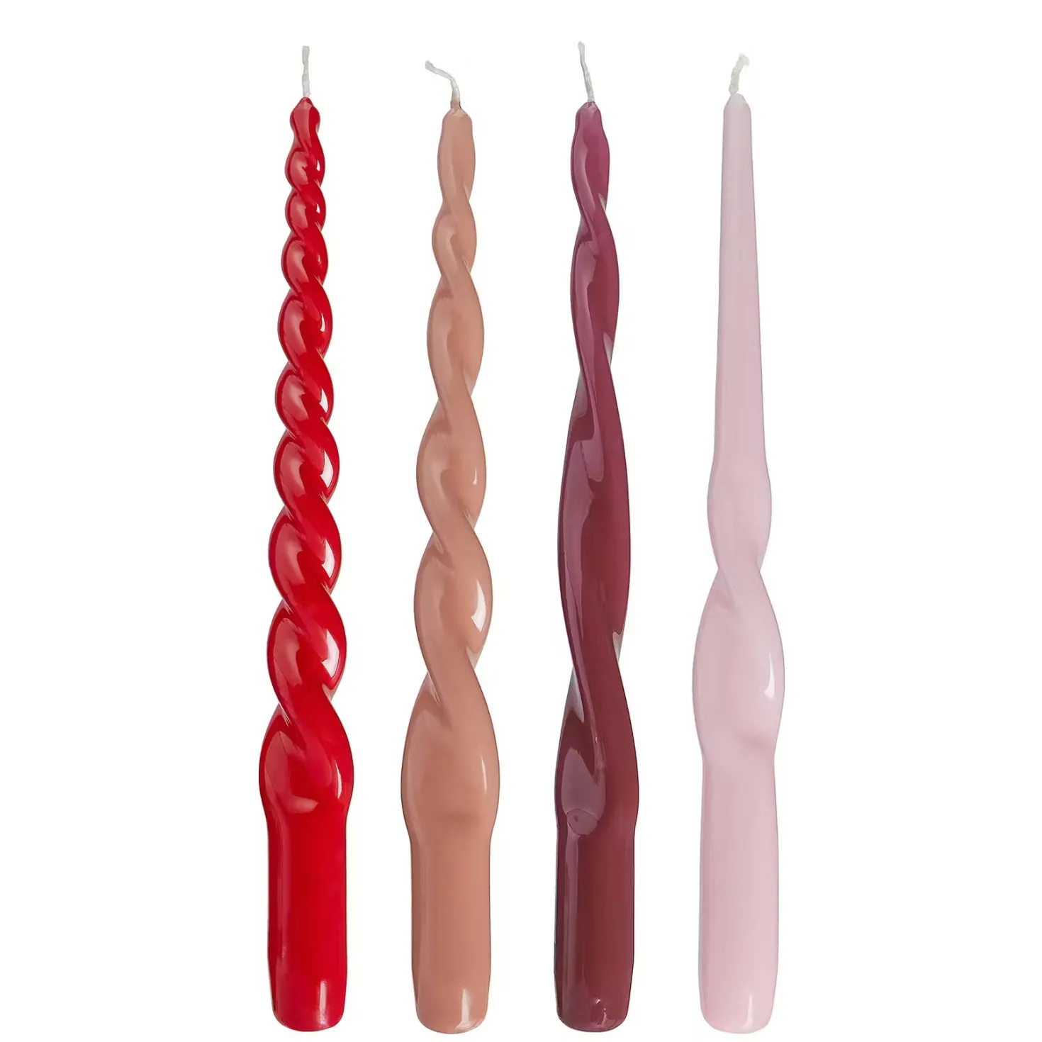 TWISTED Kerzen 4er-Set