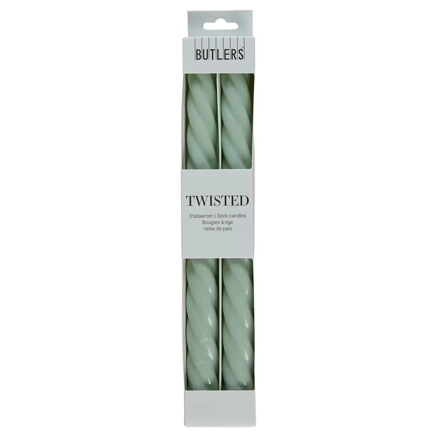 TWISTED Stabkerze 2er-Set