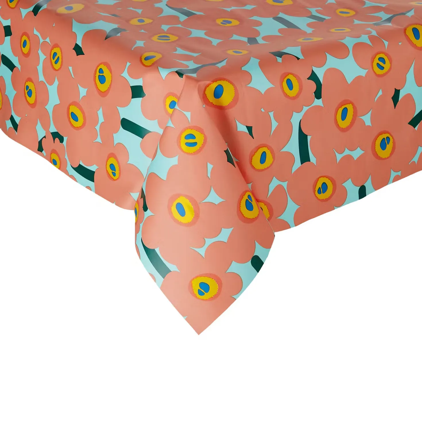 WATERPROOF Wachstischdecke Blumen