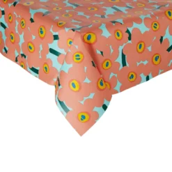 WATERPROOF Wachstischdecke Blumen
