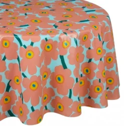 WATERPROOF Wachstischdecke Blumen