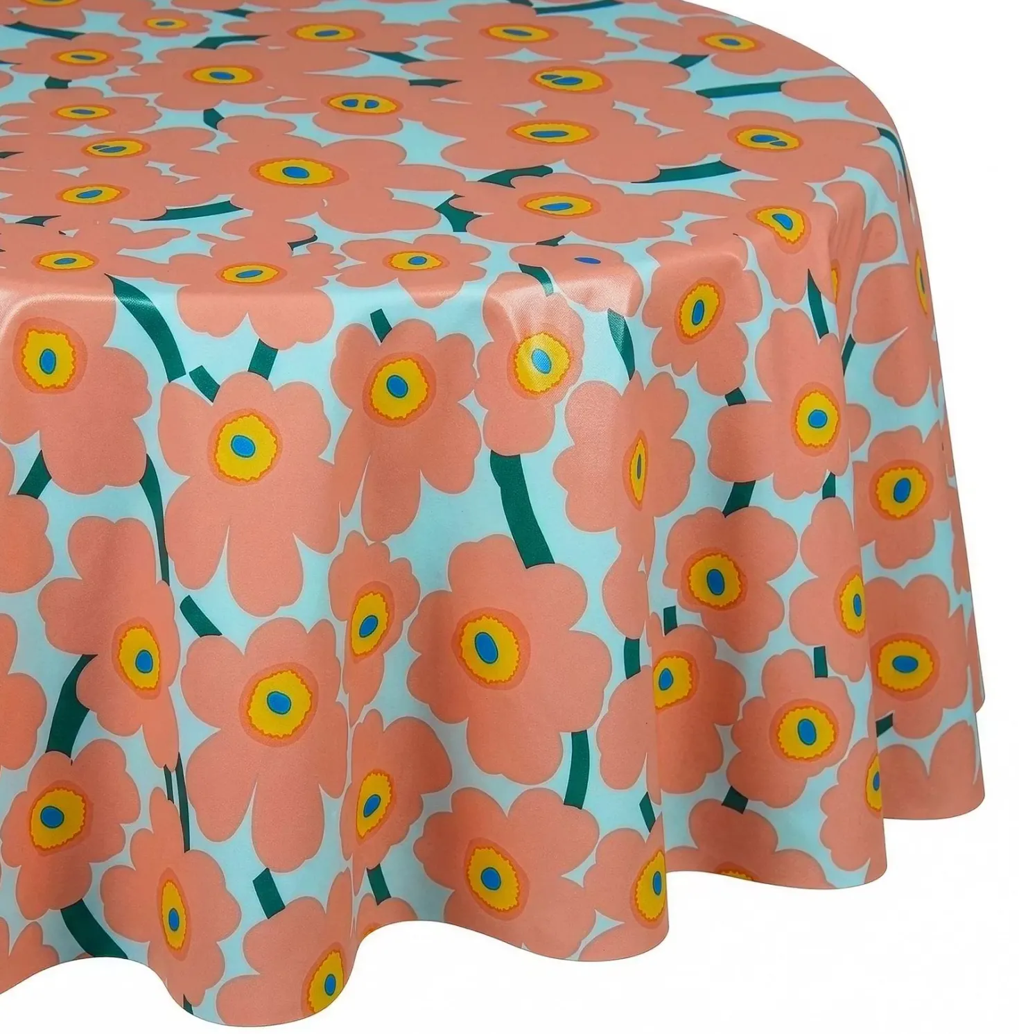 WATERPROOF Wachstischdecke Blumen